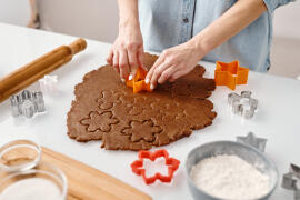 Receta de galletas de navidad con ingredientes del folleto Costco y Pepco